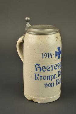 Chope en grès Kronprinz Rupprecht von Bayern 1917. Stoneware stein Kronprinz Rupprecht von Bayern 1917 — miniature 6