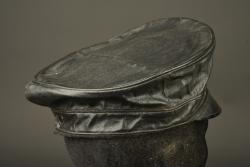 Casquette de Landsturm prussien en toile cirée. Prussian Landsturm visor cap in oilcloth — miniature 10