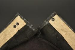 Casquette de Landsturm prussien en toile cirée. Prussian Landsturm visor cap in oilcloth — miniature 2