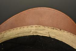 Casquette de Landsturm prussien en toile cirée. Prussian Landsturm visor cap in oilcloth — miniature 3