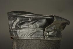 Casquette de Landsturm prussien en toile cirée. Prussian Landsturm visor cap in oilcloth — miniature 9
