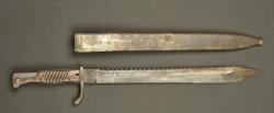 Baïonnette allemande 98-05 dents de scie. German 98/05 sawback bayonet — miniature 4