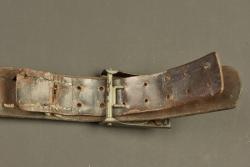 Ceinturon Württemberg M1915 avec boucle Prusse et porte baïonnette. Württemberg Model 1915 belt with Prussian buckle and bayonet frog — miniature 2