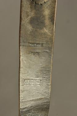 Ceinturon Württemberg M1915 avec boucle Prusse et porte baïonnette. Württemberg Model 1915 belt with Prussian buckle and bayonet frog — miniature 5