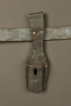 Ceinturon Württemberg M1915 avec boucle Prusse et porte baïonnette. Württemberg Model 1915 belt with Prussian buckle and bayonet frog — miniature 7