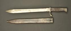 Baïonnette allemande 98-05 dents de scie. German 98/05 sawback bayonet — miniature 1