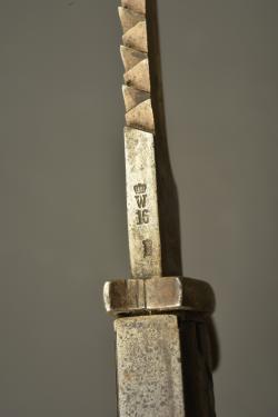 Baïonnette allemande 98-05 dents de scie. German 98/05 sawback bayonet — miniature 3
