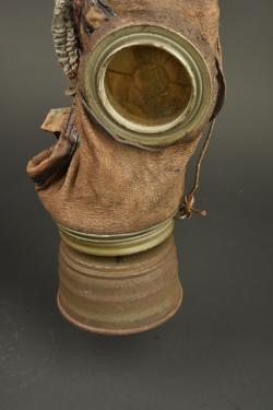 Masque anti gaz allemand Lederschutzmaske 1917. German Lederschutzmaske 1917 gas mask — miniature 5