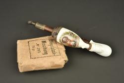 Pipe Kronprinz et paquet de tabac allemand. Kronprinz pipe and German tobacco packet — miniature 3