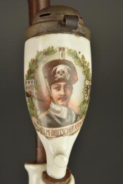 Pipe Kronprinz et paquet de tabac allemand. Kronprinz pipe and German tobacco packet — miniature 5
