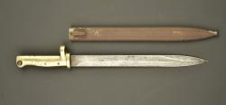 Baïonnette ersatz EB21 à poignée laiton. Ersatz bayonet EB21 with brass hilt — miniature 1