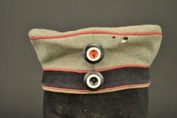 Mutze feldgrau de Pionnier ou Artilleur de la Garde. Feldgrau Mütze of a Guard Pioneer or Guard Artillery soldier. — miniature 1