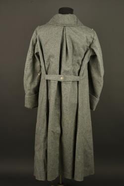 Capote allemande feldgrau M1915 d'un artilleur bavarois. German feldgrau Model 1915 greatcoat of a Bavarian artilleryman. — miniature 11