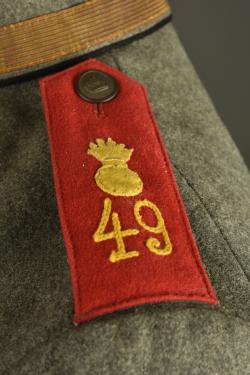 Feldrock 07-14 d'un sous officier du 49 Feldartillerie du Württemberg. Model 1907/14 Feldrock tunic of a non-commissioned officer of the 49th Württemberg Field Artillery Regiment. — miniature 11