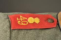 Feldrock 07-14 d'un sous officier du 49 Feldartillerie du Württemberg. Model 1907/14 Feldrock tunic of a non-commissioned officer of the 49th Württemberg Field Artillery Regiment. — miniature 7