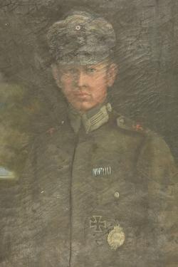 Huile sur toile d'un sous-officier pilote bavarois. Oil painting on canvas of a Bavarian pilot NCO. — miniature 6