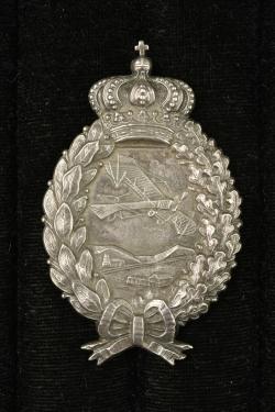 Insigne de pilote bavarois en argent. Silver Bavarian pilot badge. — miniature 1