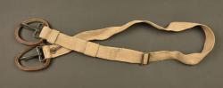 Sangle de mitrailleur MG08 ersatz en ortie. Ersatz MG08 machine gunner’s sling made of nettle fiber. — miniature 1