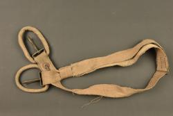 Sangle de mitrailleur MG08 ersatz en ortie. Ersatz MG08 machine gunner’s sling made of nettle fiber. — miniature 1