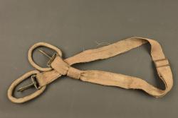 Sangle de mitrailleur MG08 ersatz en ortie. Ersatz MG08 machine gunner’s sling made of nettle fiber. — miniature 2