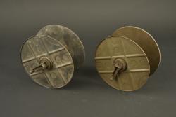 Lot de 2 rouleaux de chargeurs tambours de MG 08-15. Lot of two loading strips for MG08-15 drum magazines. — miniature 1