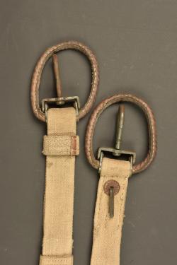 Sangle de mitrailleur MG08 ersatz en ortie. Ersatz MG08 machine gunner’s sling made of nettle fiber. — miniature 3
