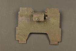 Support de bouclier pour affût traineau de mitrailleuse allemande MG08. Shield support for German MG08 sled mount. — miniature 4