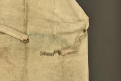 Tablier de travail allemand avec étiquette mitrailleur. German work apron with machine gunner label — miniature 4