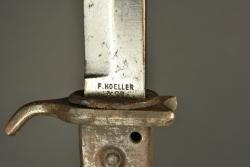 Poignard baïonnette Koeller et couteau de chasse. Koeller bayonet dagger and hunting knife — miniature 2