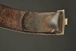 Ceinturon allemand avec boucle M1895 de la Marine Impériale. German belt with Imperial Navy Model 1895 buckle — miniature 3