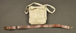 Ceinturon canadien Oliver Pattern et sacoche SBR pour masque anti-gaz. Canadian Oliver Pattern belt and SBR pouch for gas mask — miniature 1