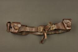 Baudrier cartouchière de cavalerie anglaise. British cavalry bandolier ammunition belt — miniature 1