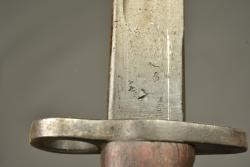 Baïonnette anglaise 1907 avec porte fourreau cuir. British Pattern 1907 bayonet with leather frog — miniature 3