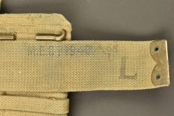 Cartouchière anglaise en web 1908 côté gauche. British Pattern 1908 webbing ammunition pouch left side — miniature 2