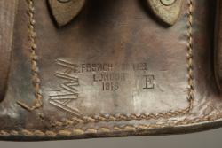 Cartouchière anglaise en cuir pattern 1914. British Pattern 1914 leather ammunition pouch — miniature 3