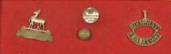 Ensemble d'insignes du 1st Birmingham Pals Battalion Royal Warwickshire. Badge grouping of the 1st Birmingham Pals Battalion Royal Warwickshire Regiment — vignette 1