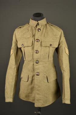 Veste anglaise Service Dress 1902 de la 30th Division. British Service Dress 1902 tunic of the 30th Division — miniature 15