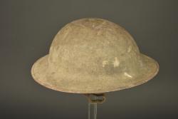 Casque anglais MkI, ceinture en web et cartouchière. British MkI helmet, web belt and ammunition pouch — miniature 8