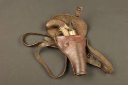 Lance fusée Webley et Scott dans son étui. Webley & Scott flare pistol in its holster — miniature 9
