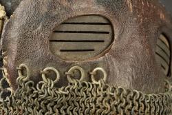 Masque pare éclats loup de tankiste anglais et français. British and French splinter masks for tank crews — miniature 2