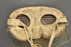Masque pare éclats loup de tankiste anglais et français. British and French splinter masks for tank crews — miniature 4