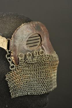 Masque pare éclats loup de tankiste anglais et français. British and French splinter masks for tank crews — miniature 7