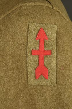 Capote américaine de la 32nd Infantry Division. American greatcoat of the 32nd Infantry Division — miniature 8