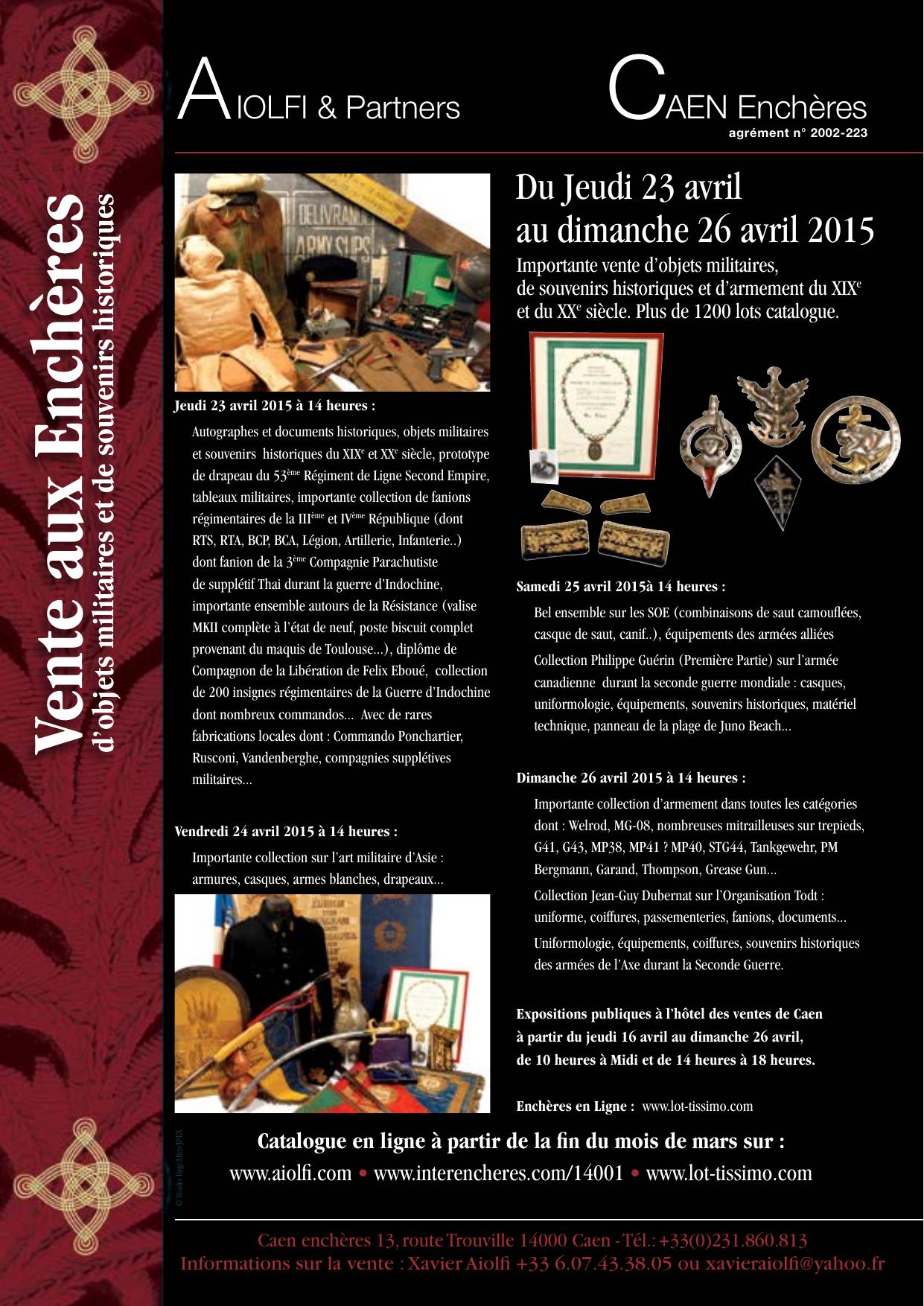Publicité Aiolfi 2015 n°4