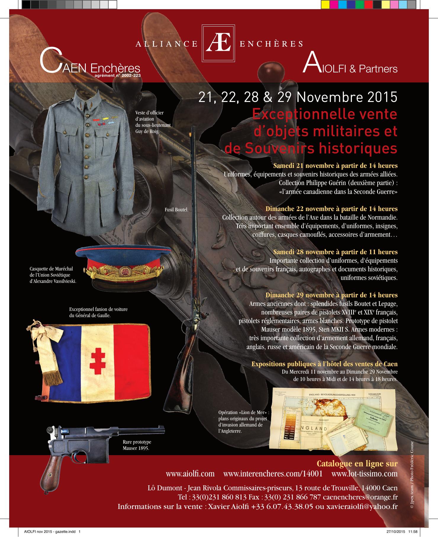 Publicité Aiolfi 2015 n°2