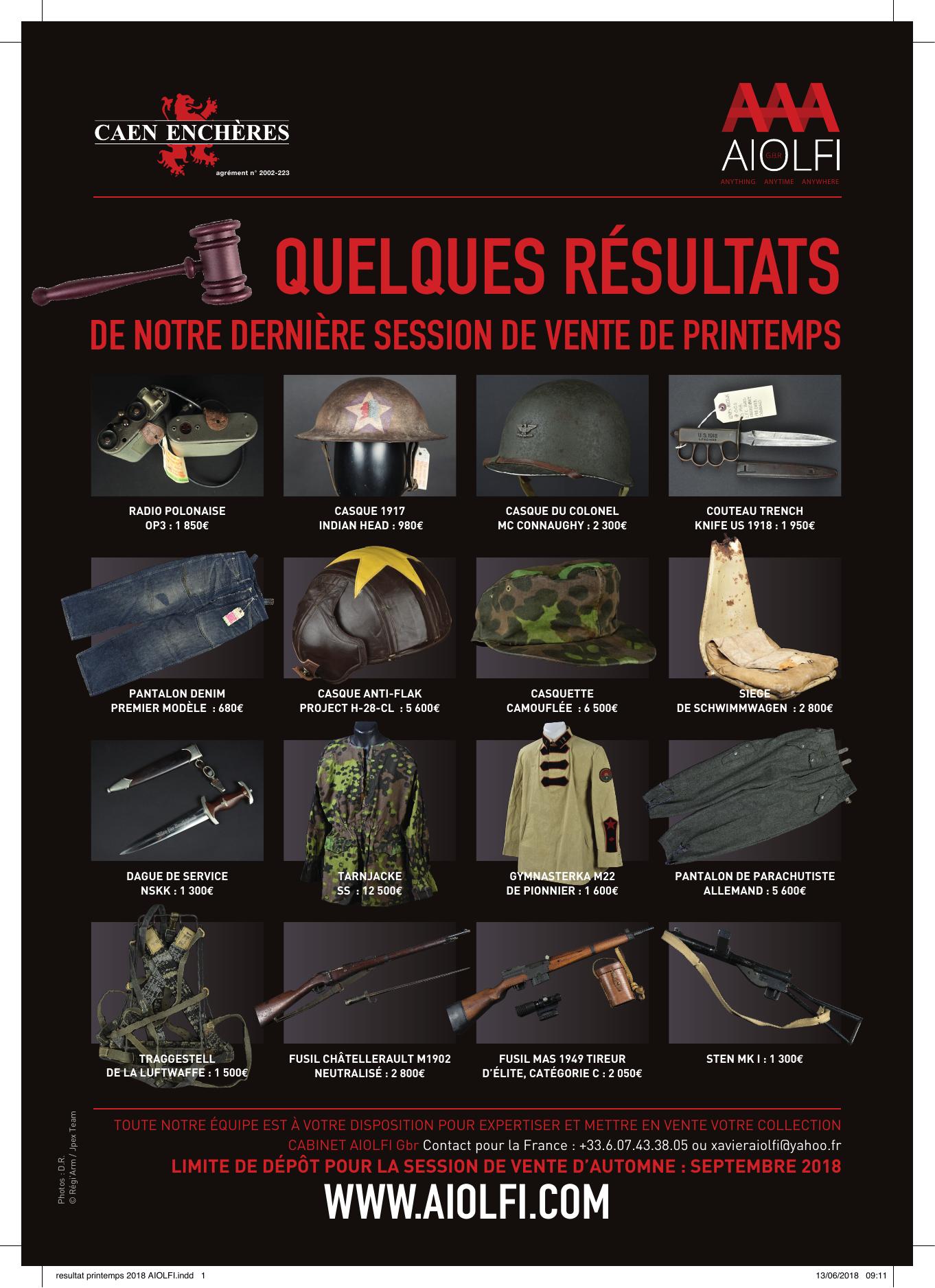 Publicité Aiolfi 2018 n°11